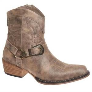 NEW OLEM women's josie ankle booties in brown